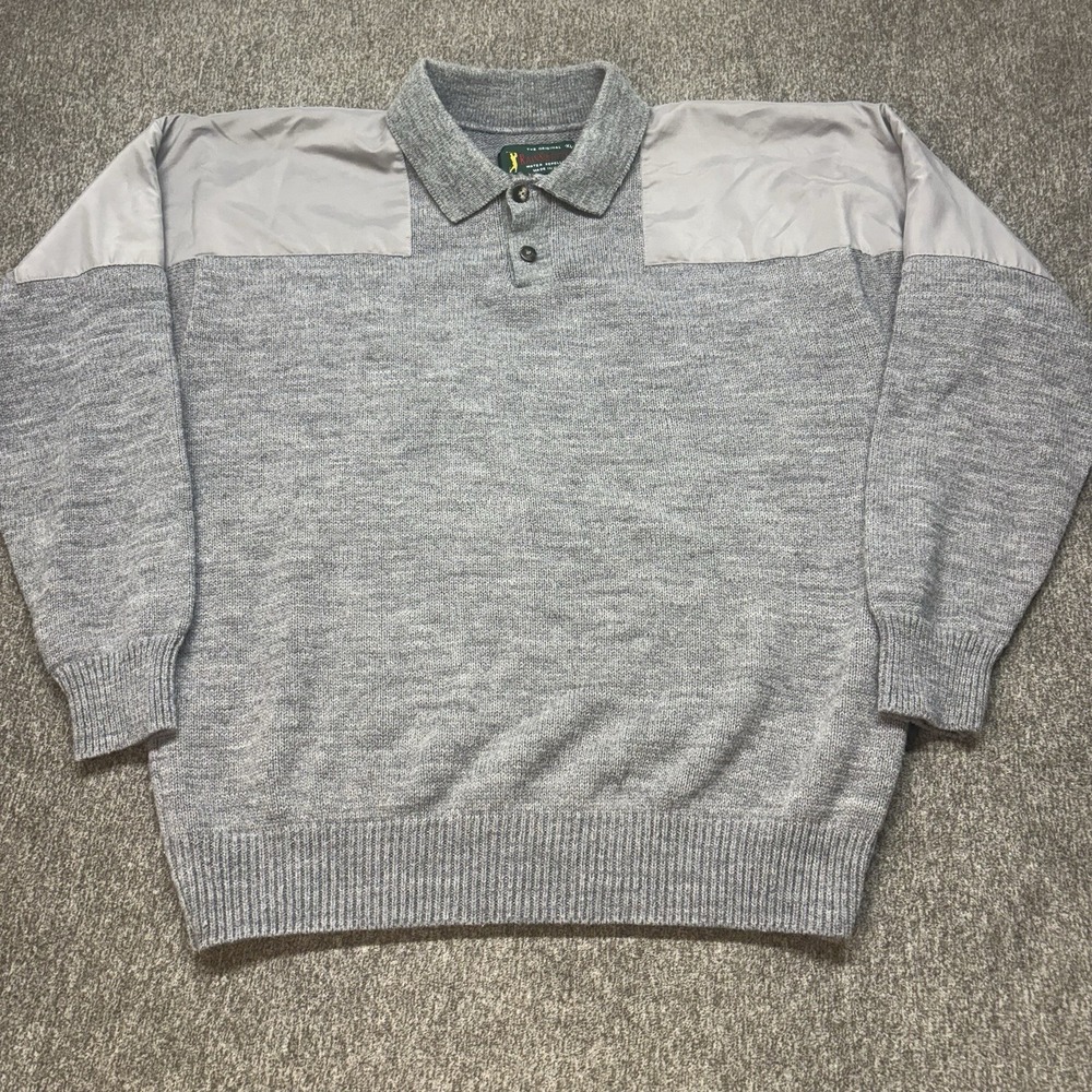 Vintage Rainswetter Golf Sweater Mens XL Water‎ Repellent Made In USA Pullover